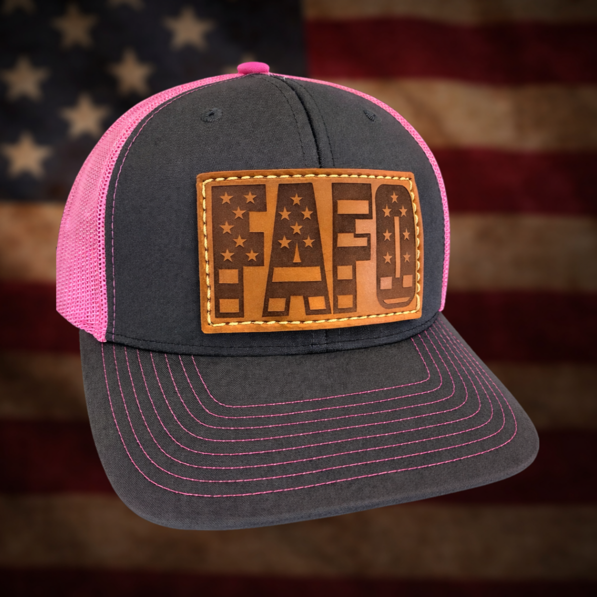 FAFO – Leather Patch Hat