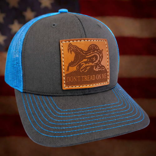 Don't Tread On Me Leather Patch Hat