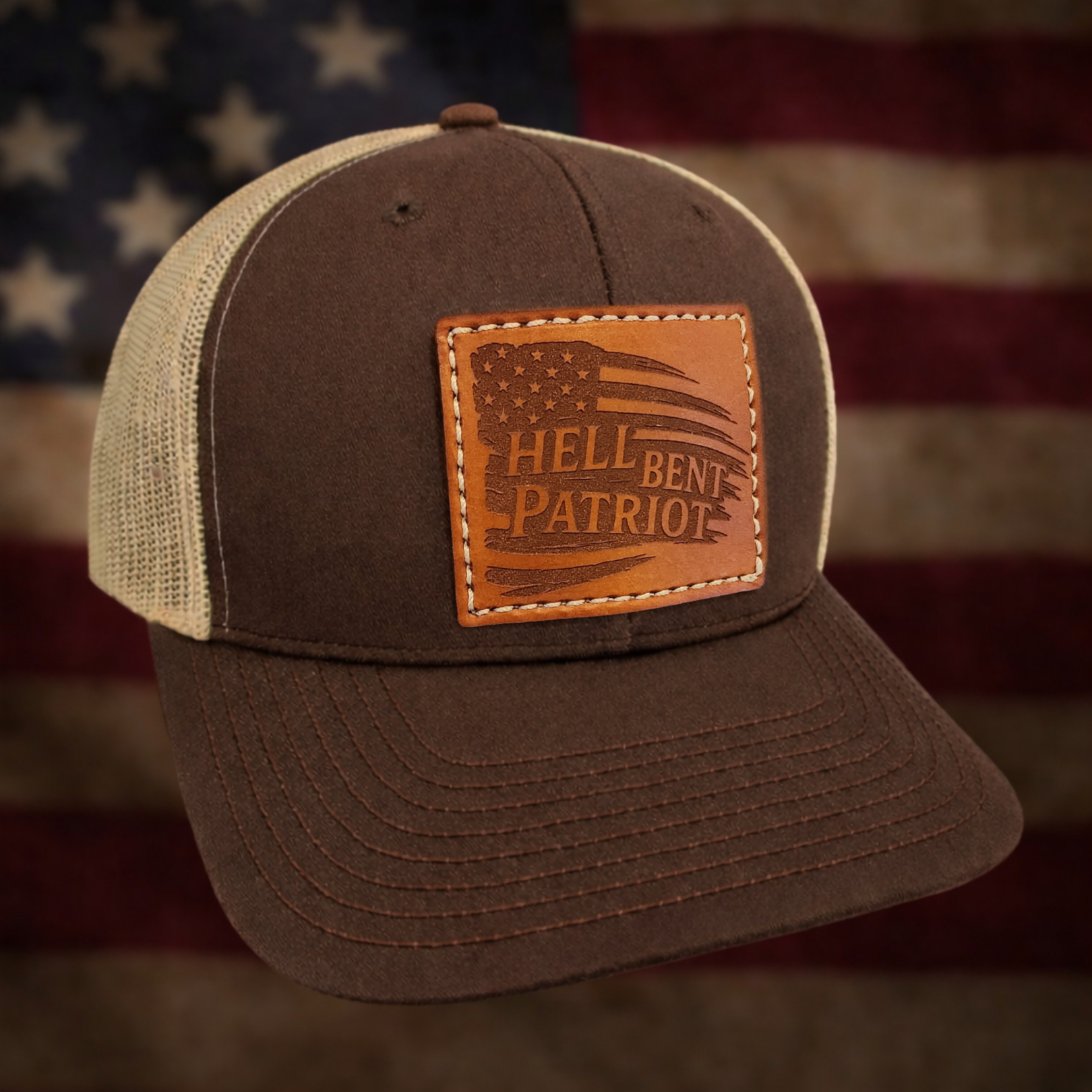 HBP Flag – Leather Patch Hat