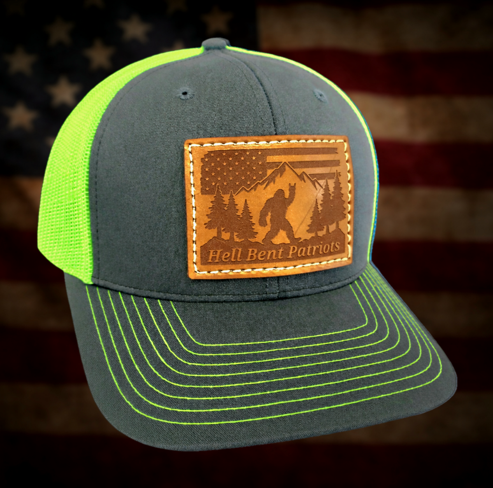 HBP Bigfoot– Leather Patch Hat