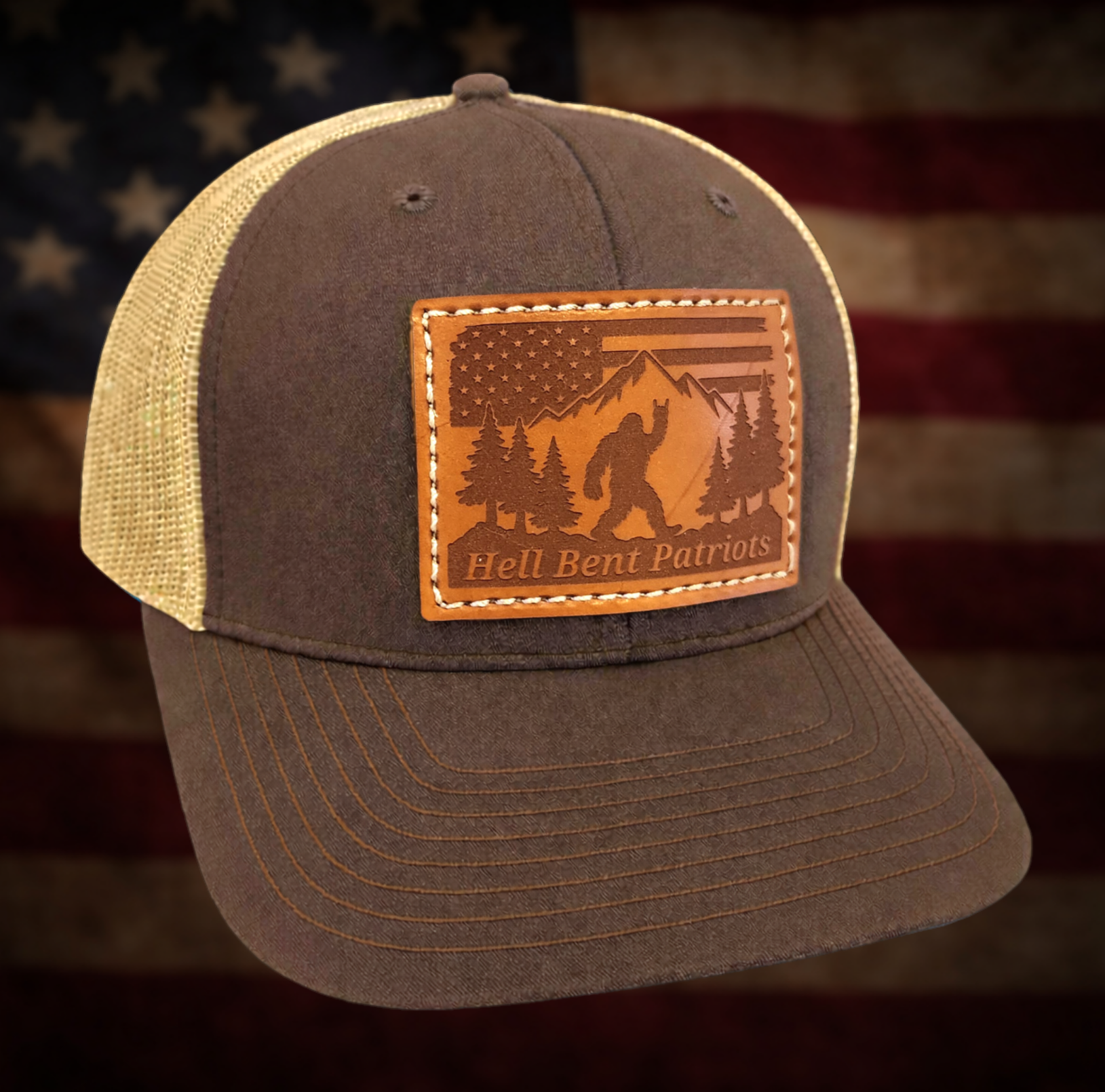 HBP Bigfoot– Leather Patch Hat