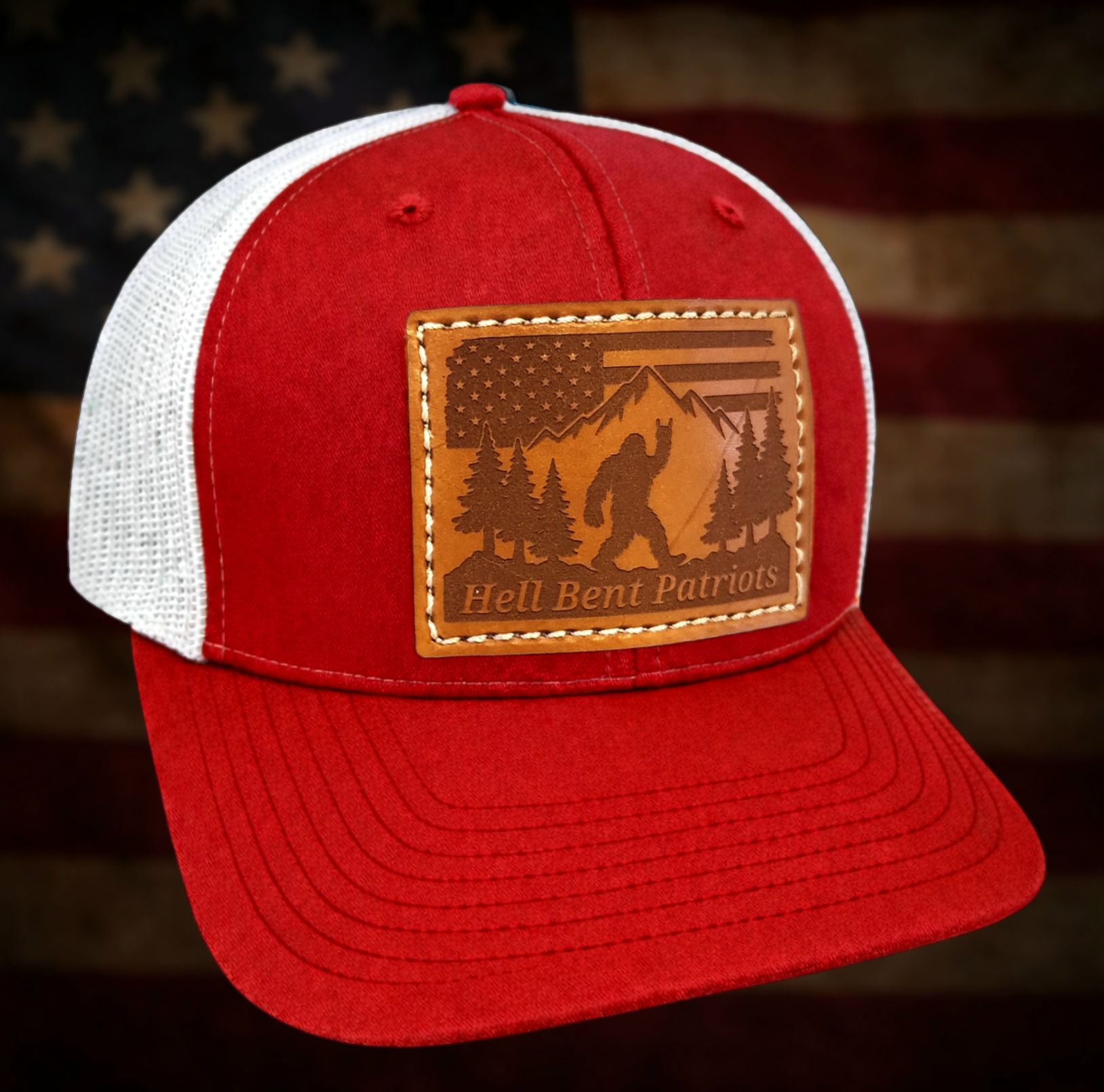 HBP Bigfoot– Leather Patch Hat