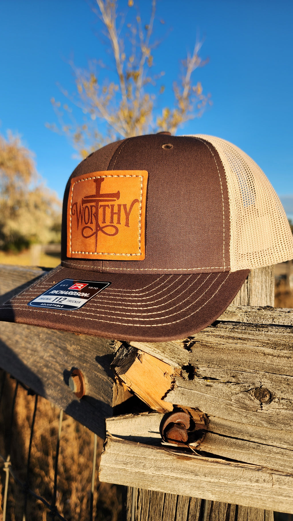 Worthy – Leather Patch Hat