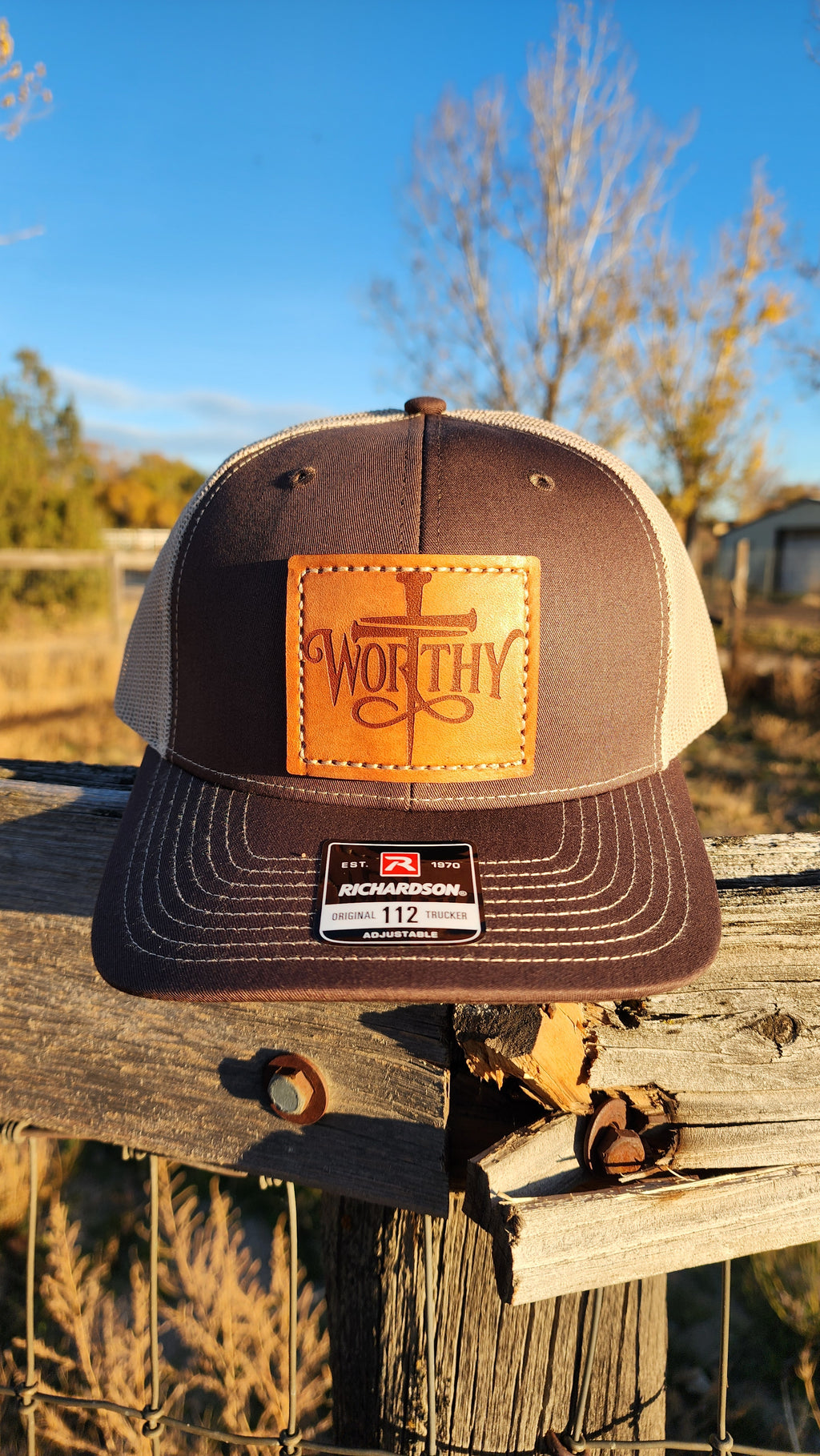Worthy – Leather Patch Hat