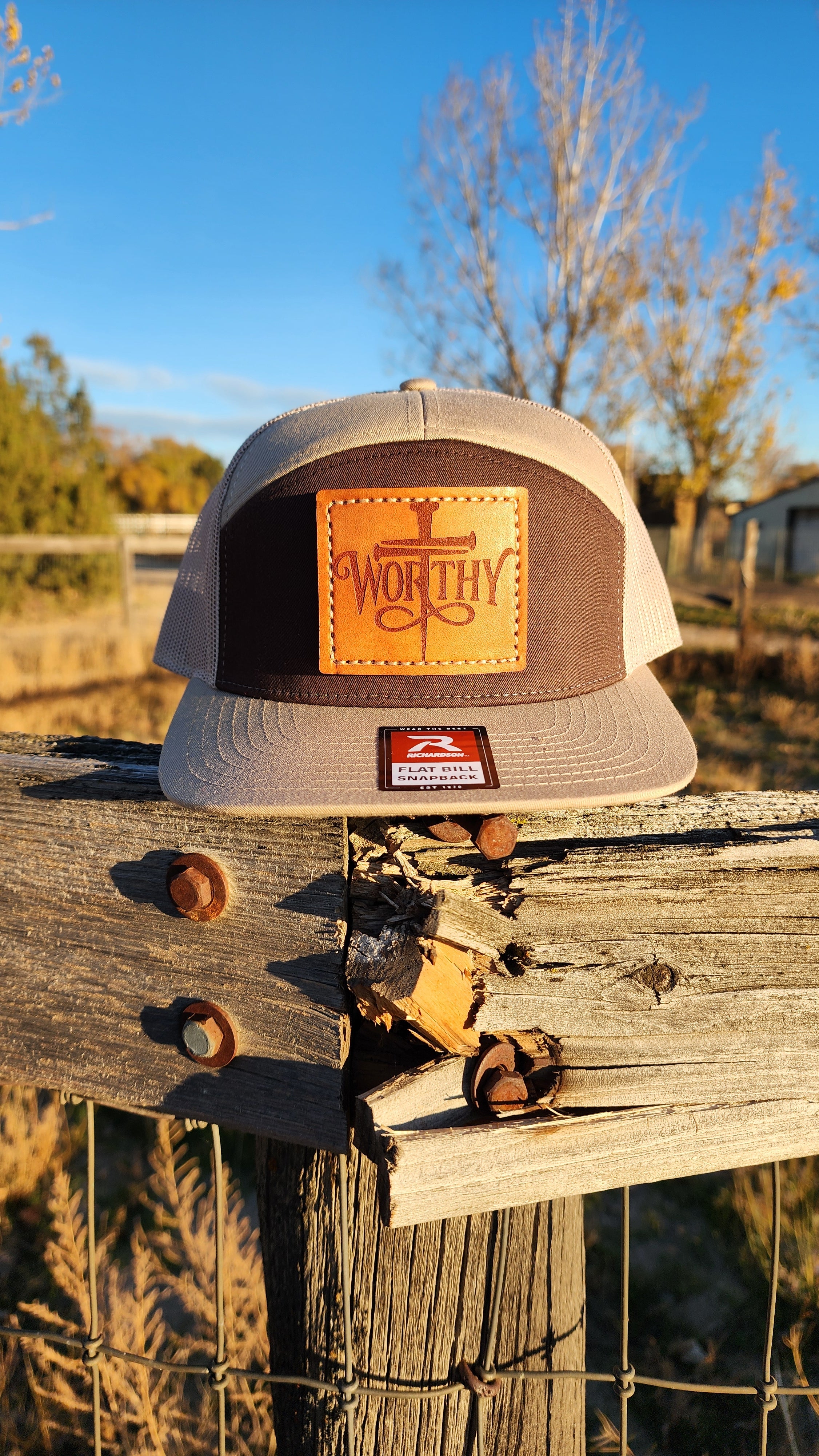 Worthy – Leather Patch Hat