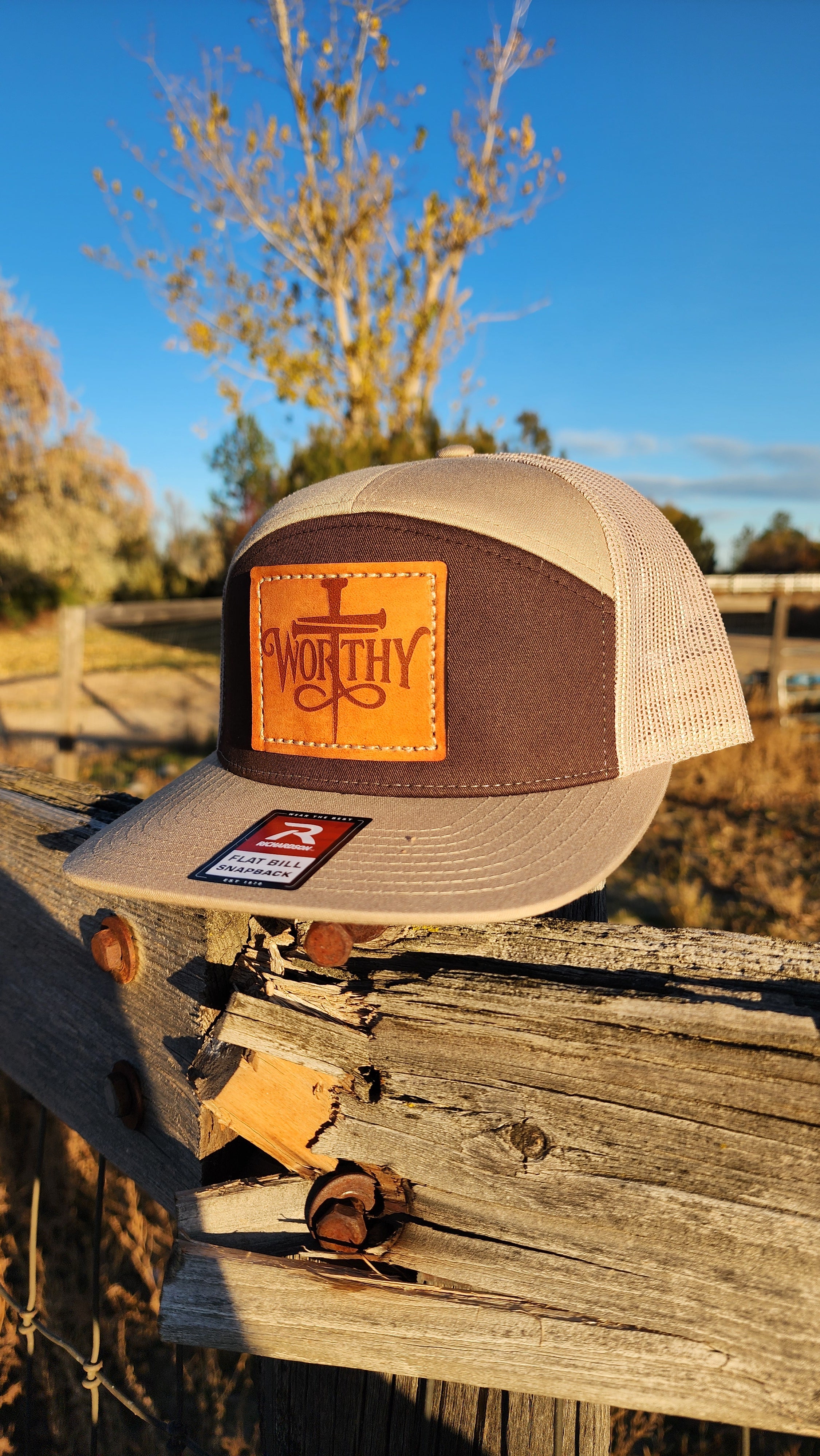 Worthy – Leather Patch Hat