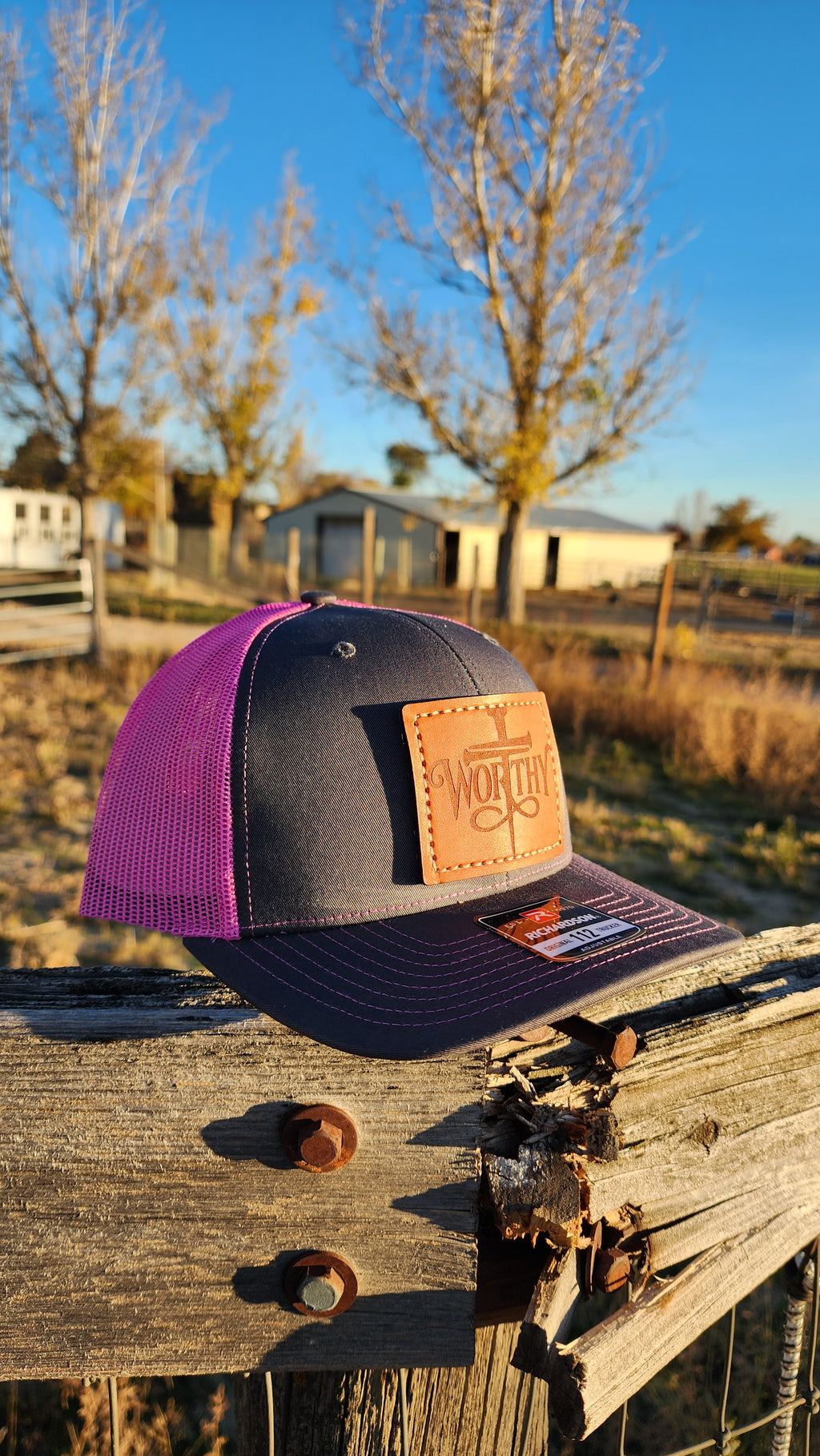 Worthy – Leather Patch Hat