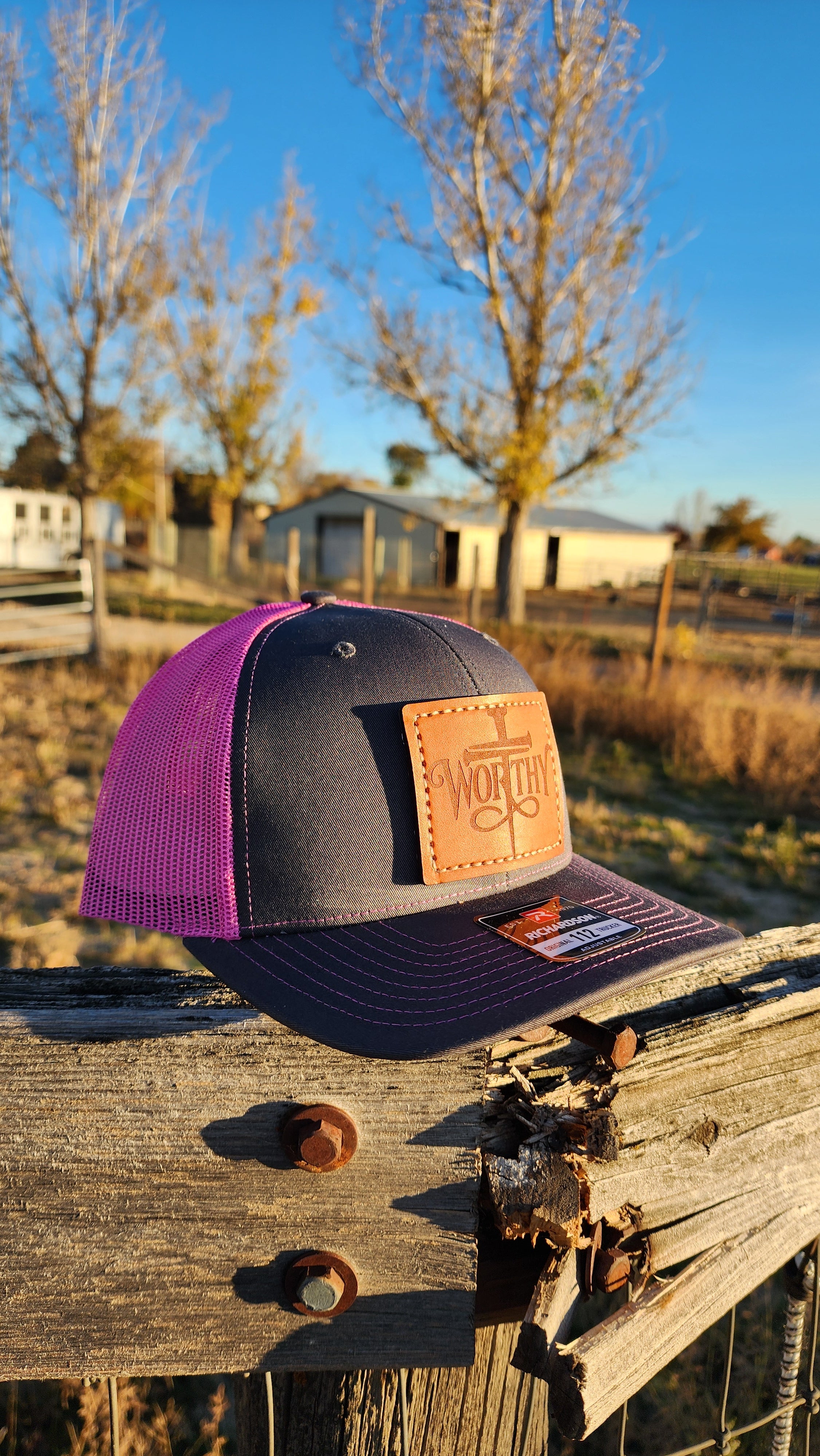 Worthy – Leather Patch Hat