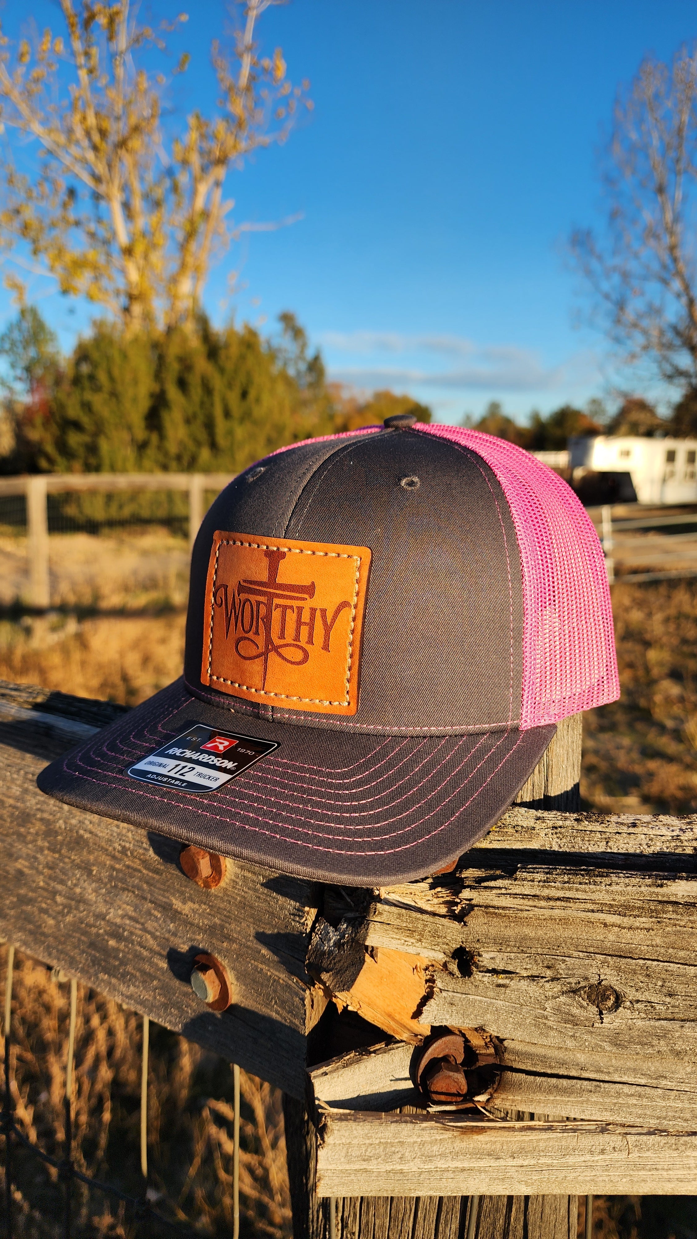 Worthy – Leather Patch Hat