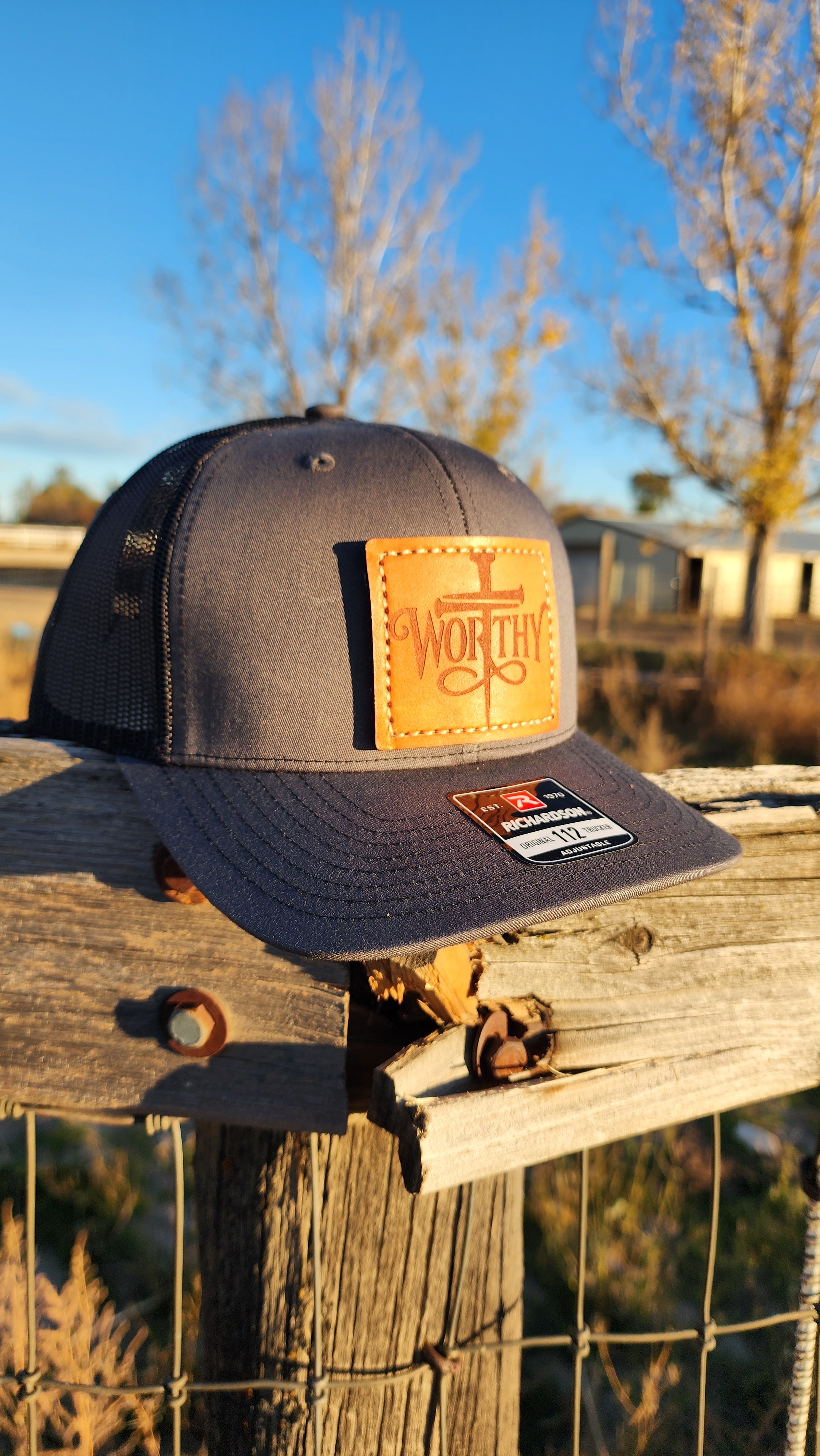 Worthy – Leather Patch Hat