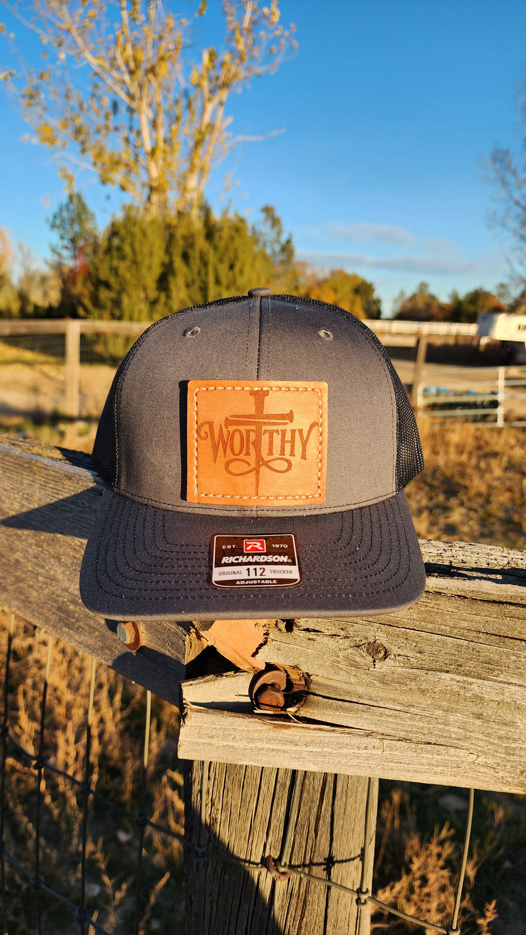 Worthy – Leather Patch Hat