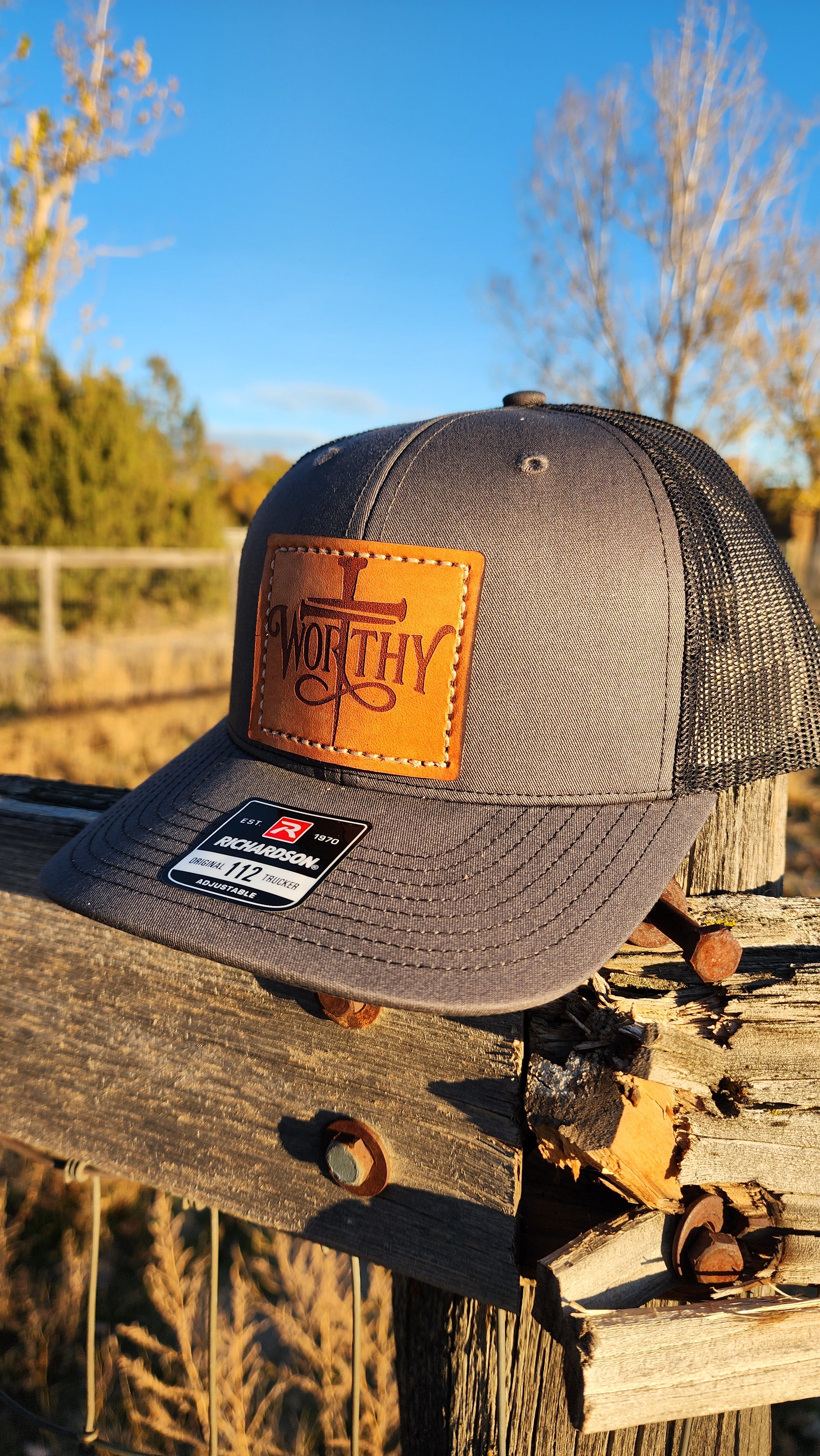 Worthy – Leather Patch Hat