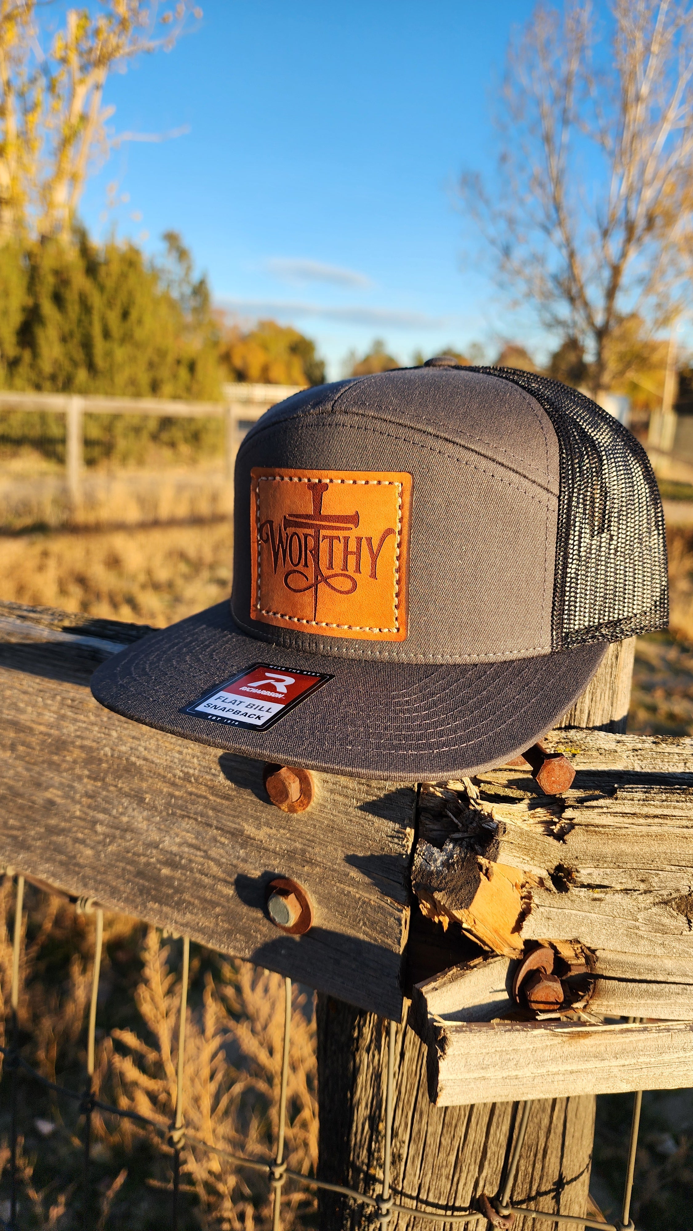 Worthy – Leather Patch Hat