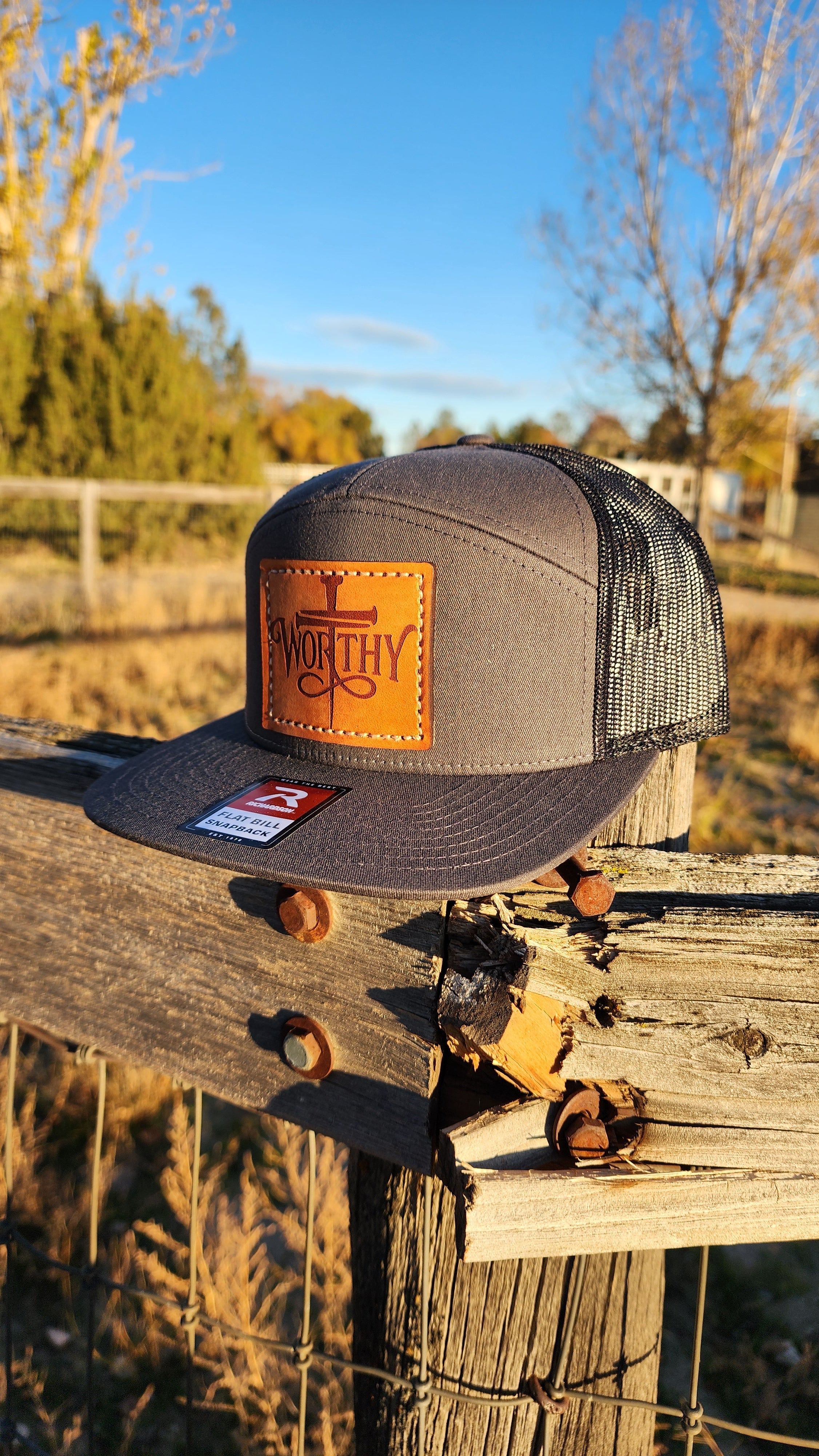 Worthy – Leather Patch Hat