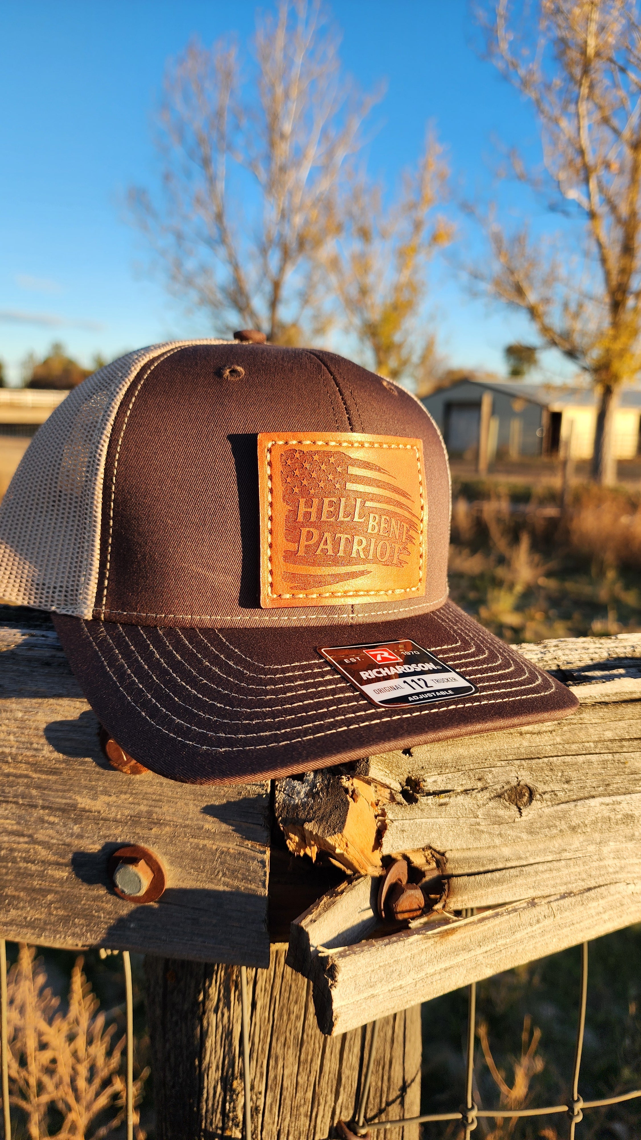HBP Flag – Leather Patch Hat