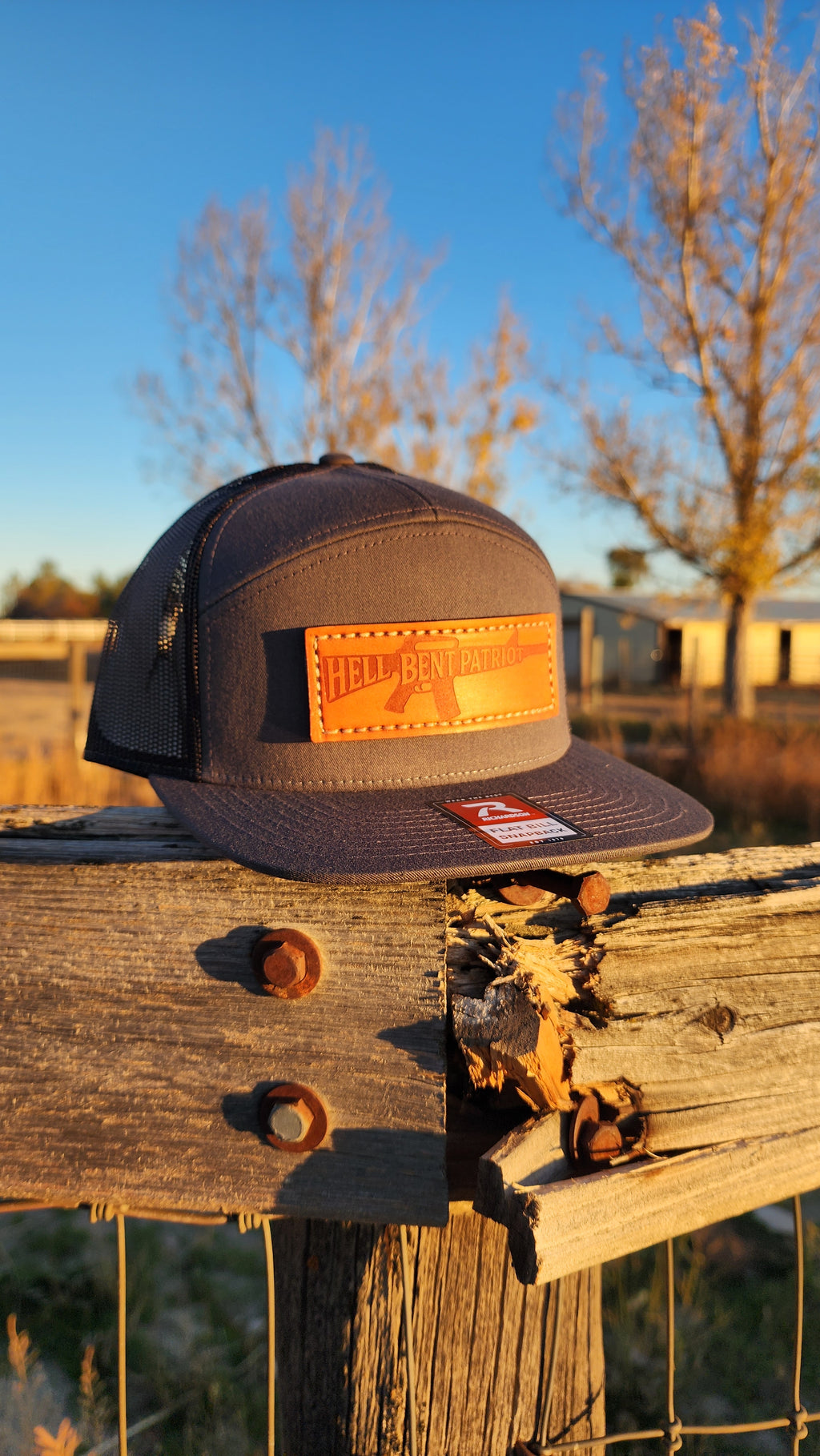 HBP Rifle – Leather Patch Hat