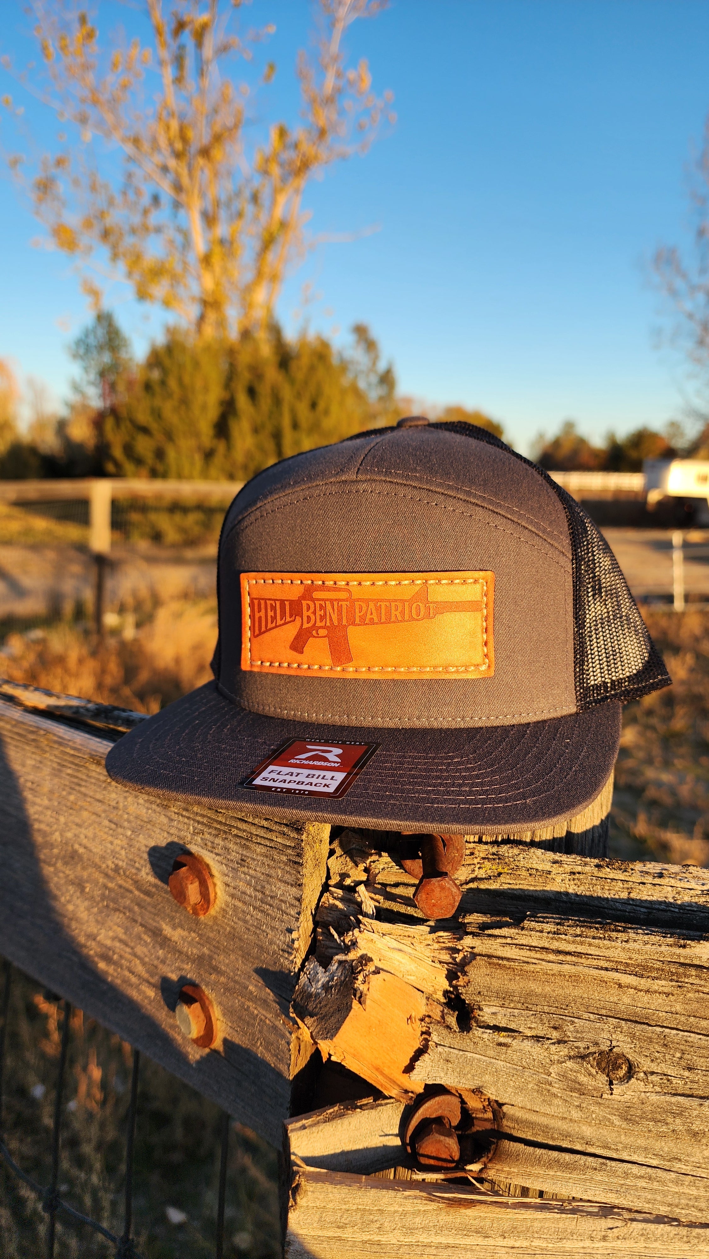HBP Rifle – Leather Patch Hat