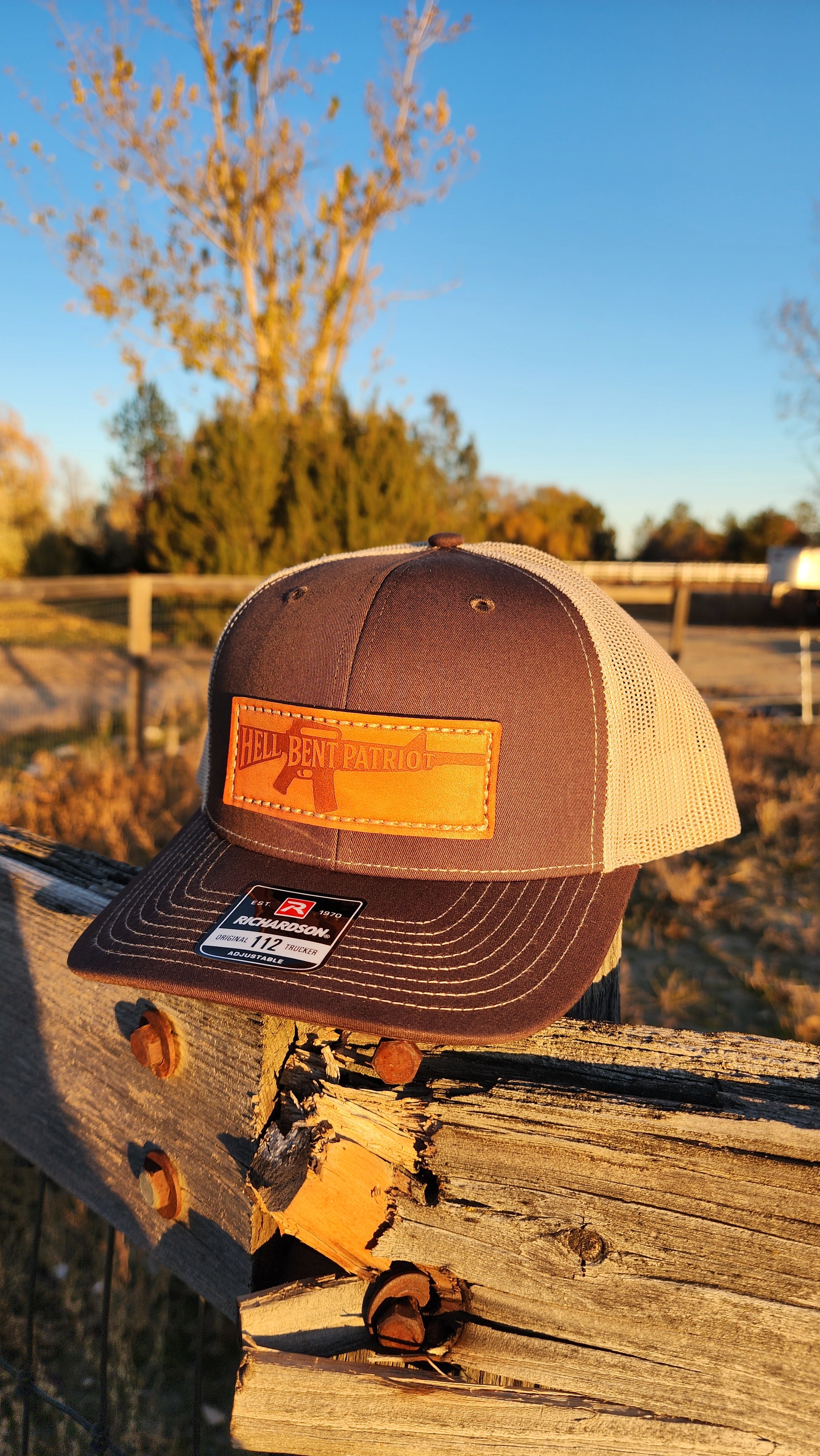 HBP Rifle – Leather Patch Hat