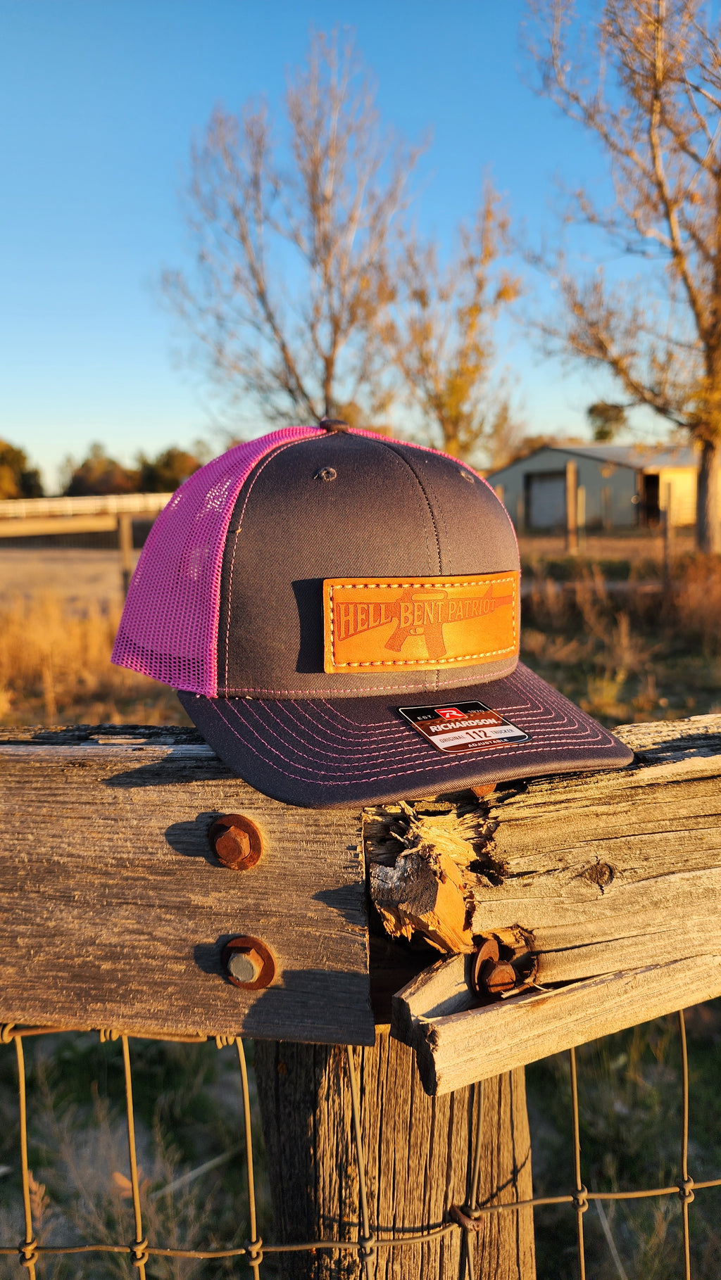 HBP Rifle – Leather Patch Hat