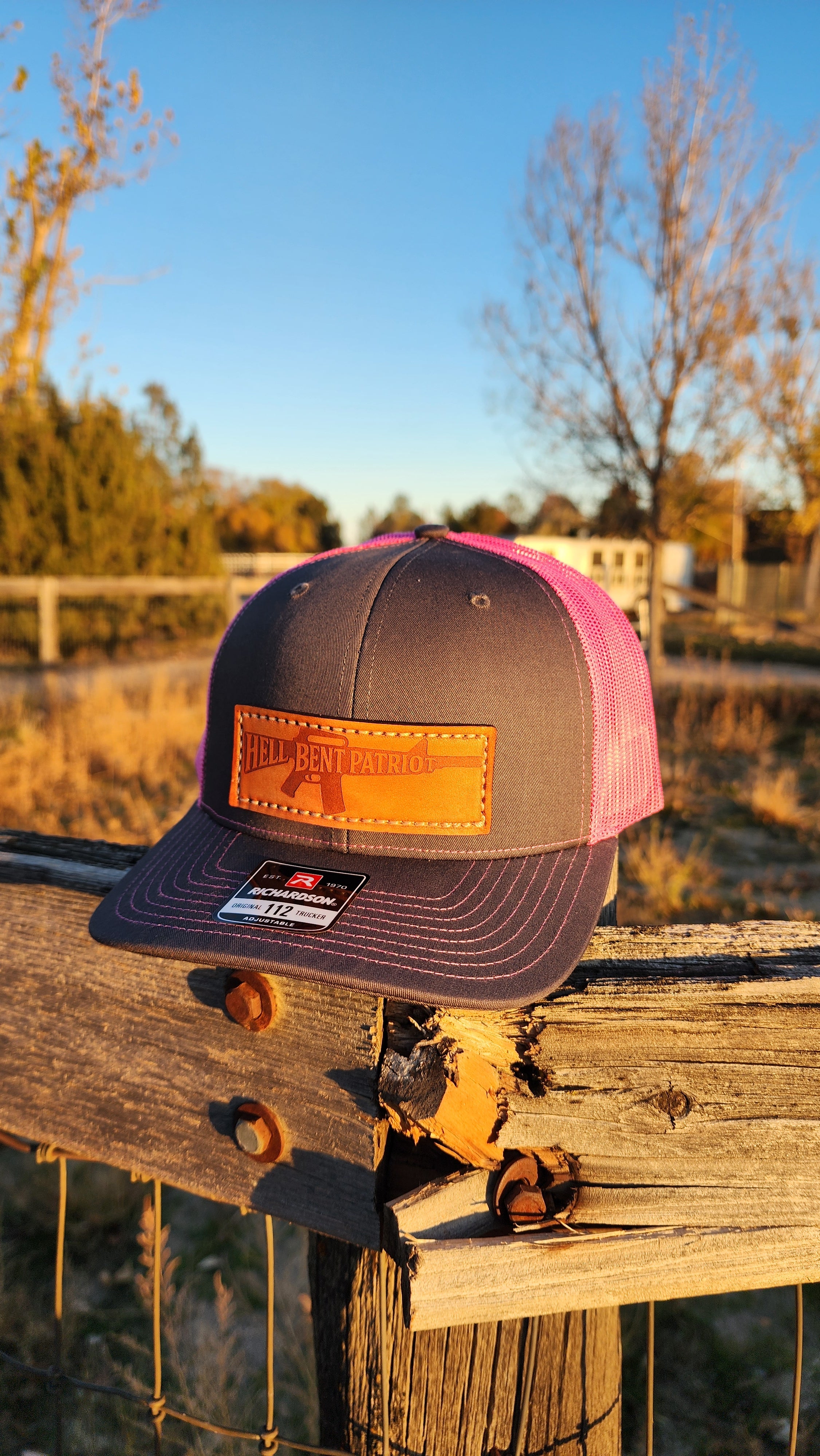 HBP Rifle – Leather Patch Hat