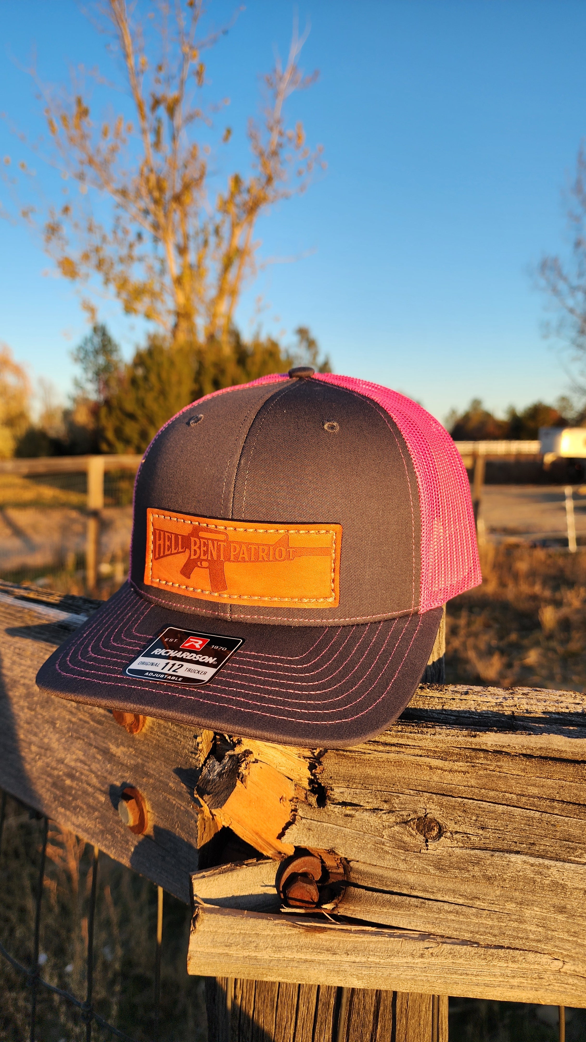 HBP Rifle – Leather Patch Hat