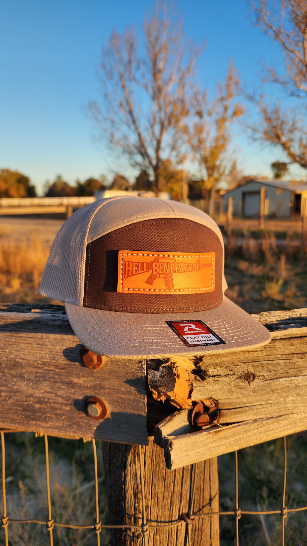 HBP Rifle – Leather Patch Hat