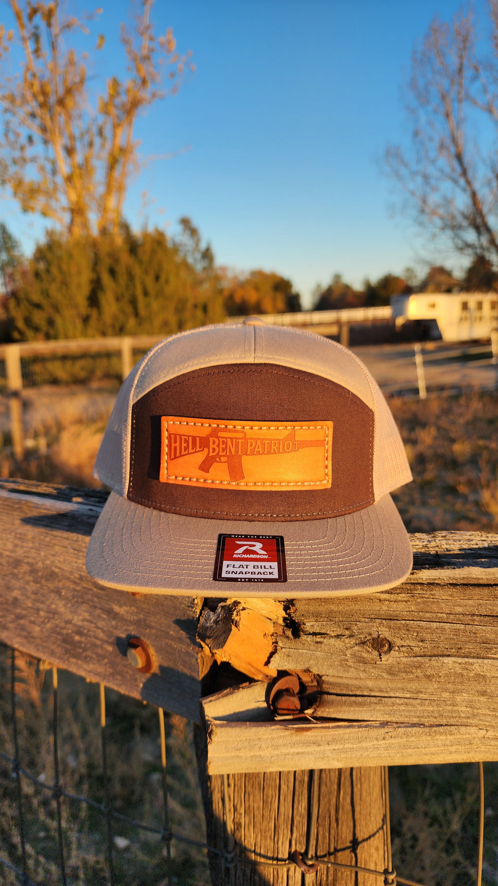 HBP Rifle – Leather Patch Hat
