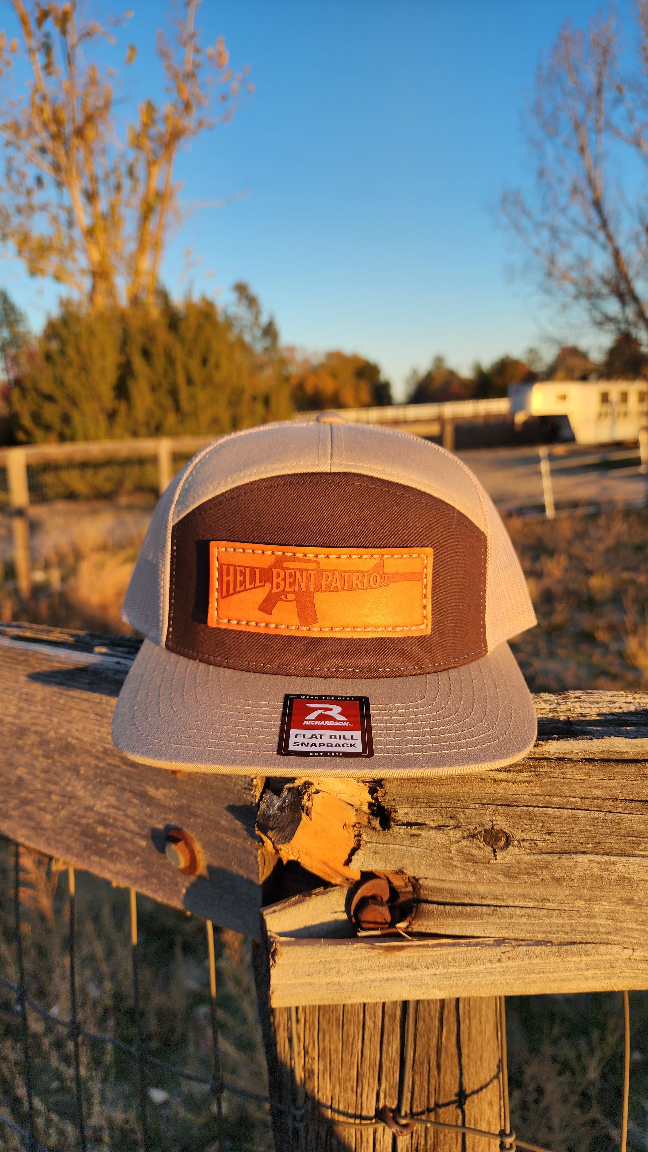 HBP Rifle – Leather Patch Hat