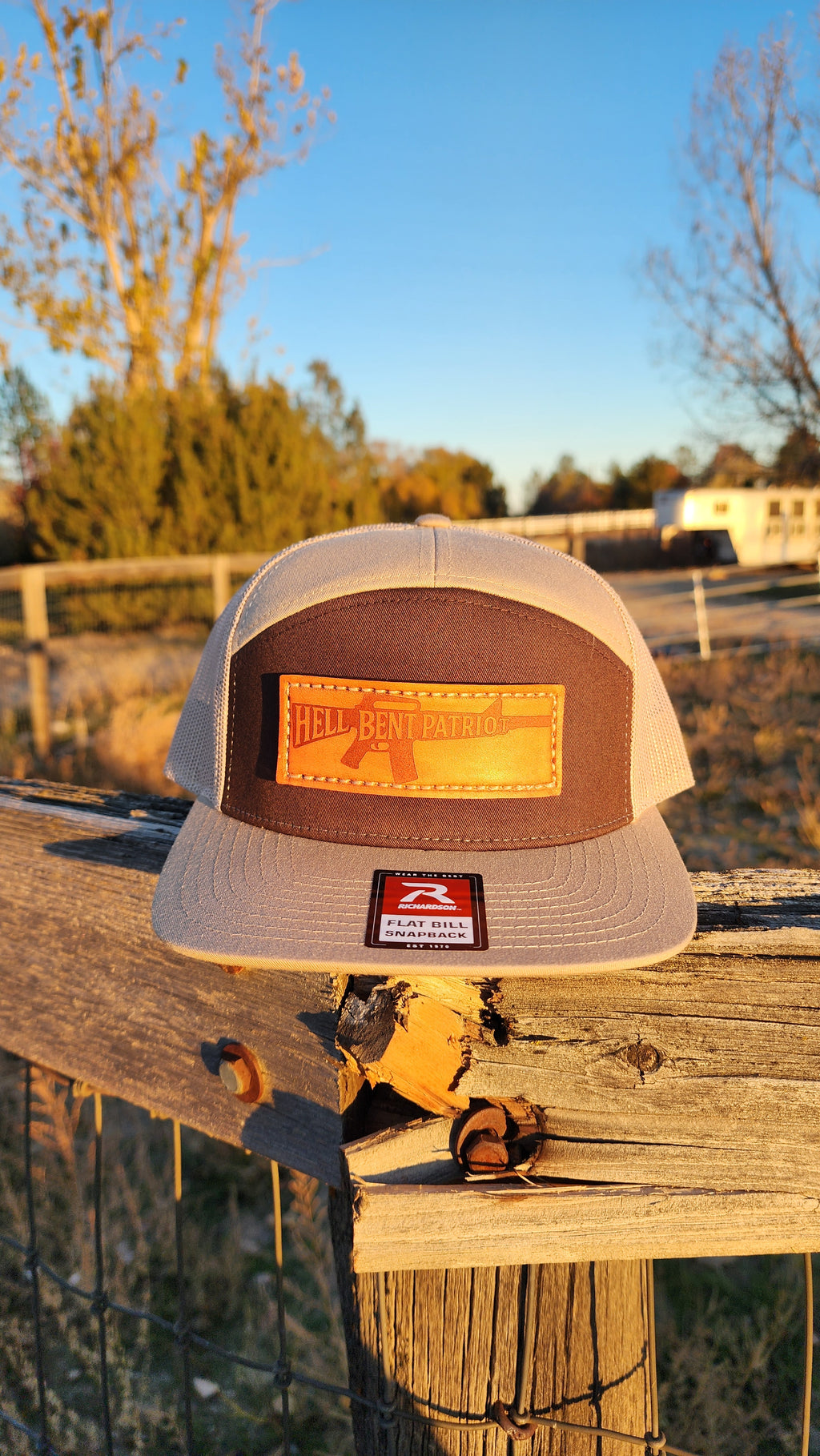 HBP Rifle – Leather Patch Hat