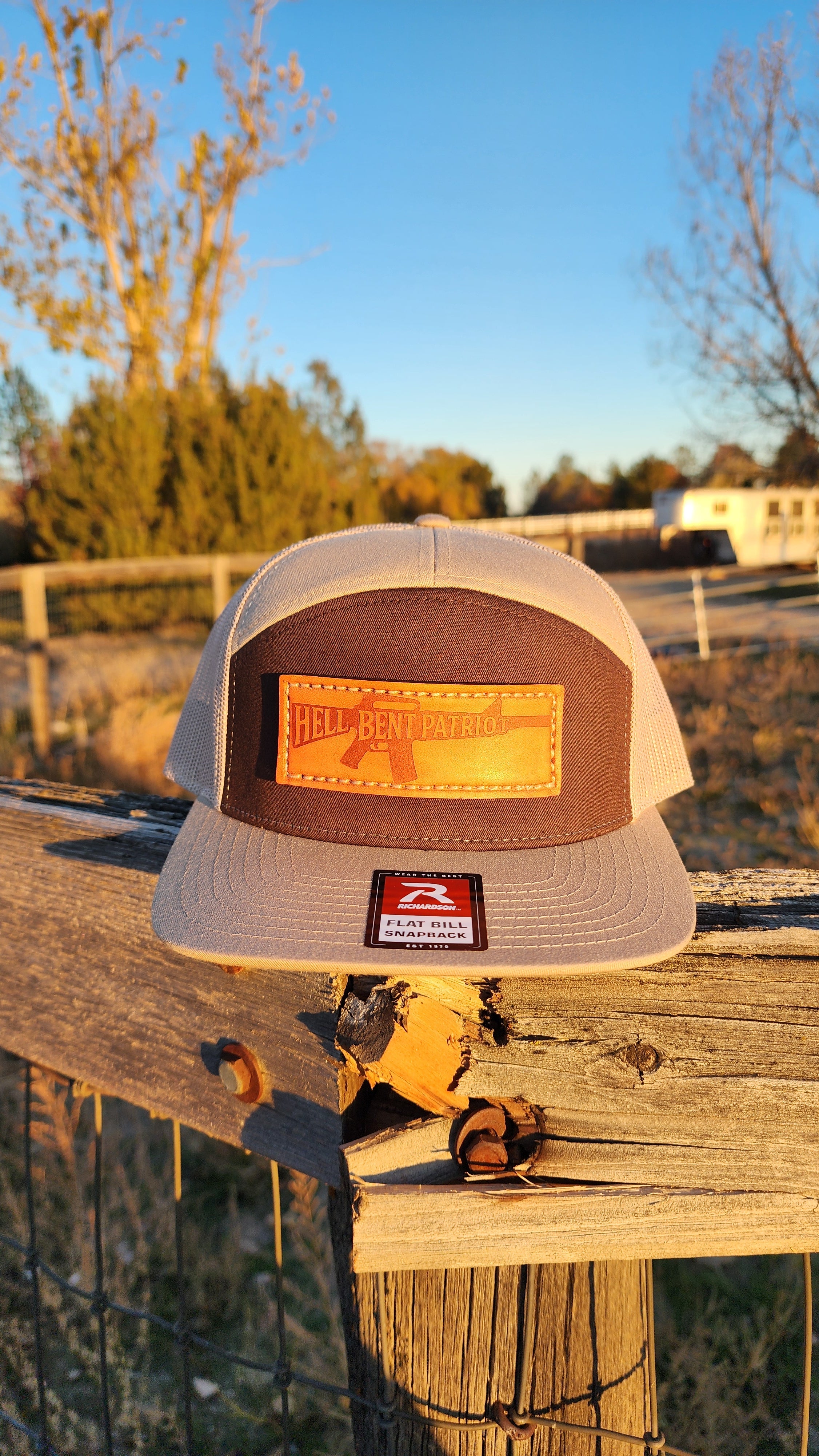 HBP Rifle – Leather Patch Hat