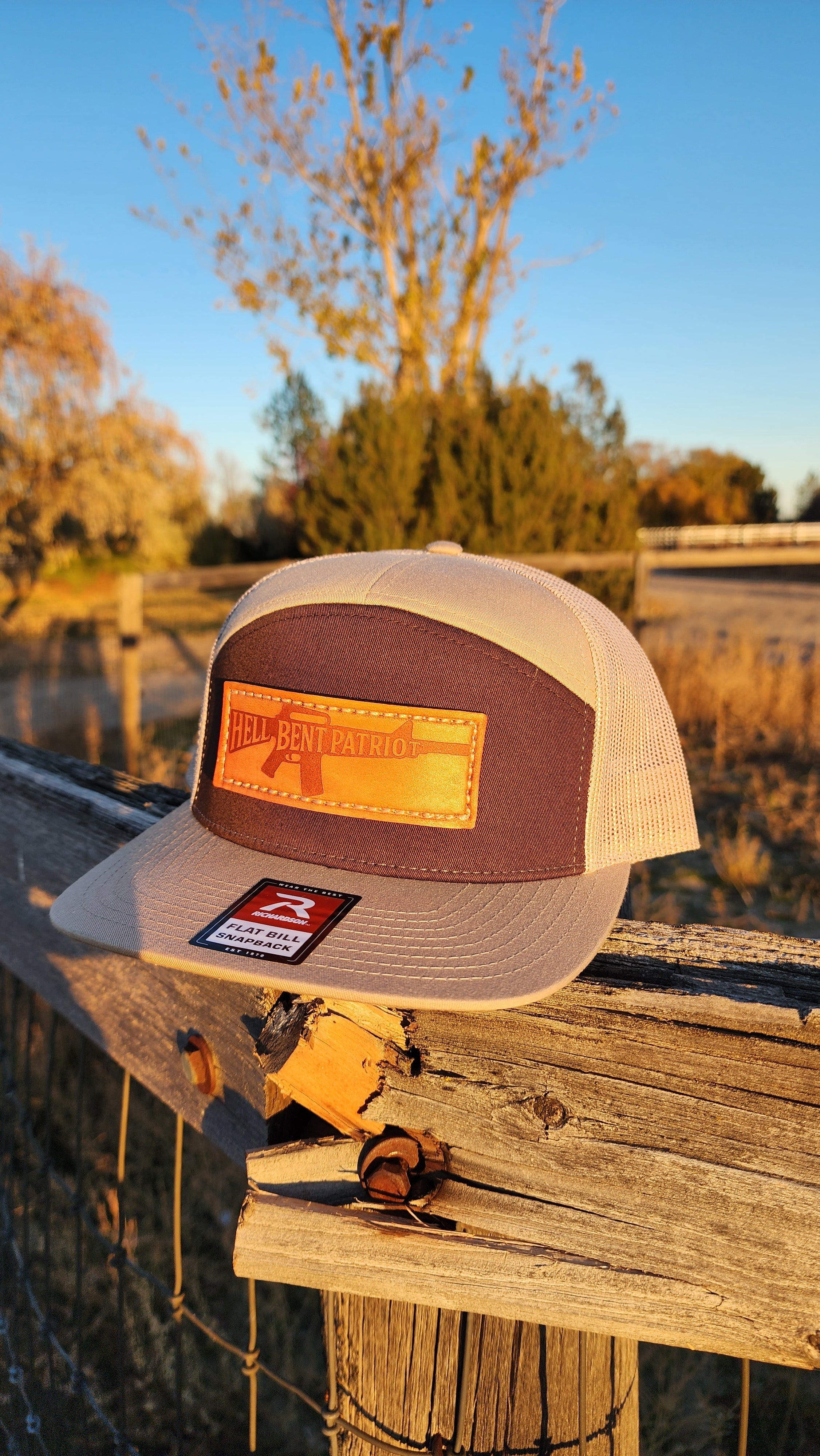 HBP Rifle – Leather Patch Hat