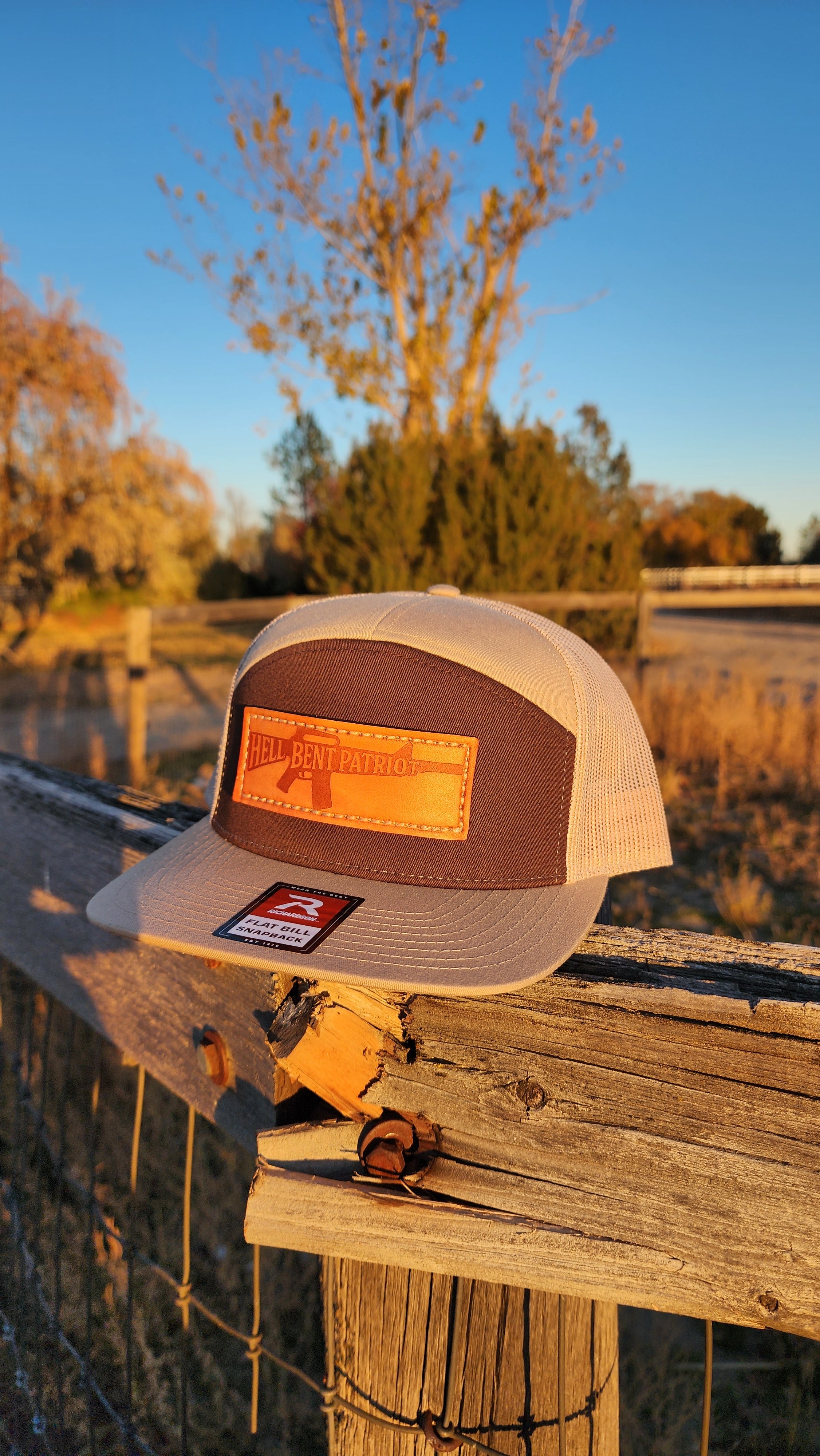 HBP Rifle – Leather Patch Hat
