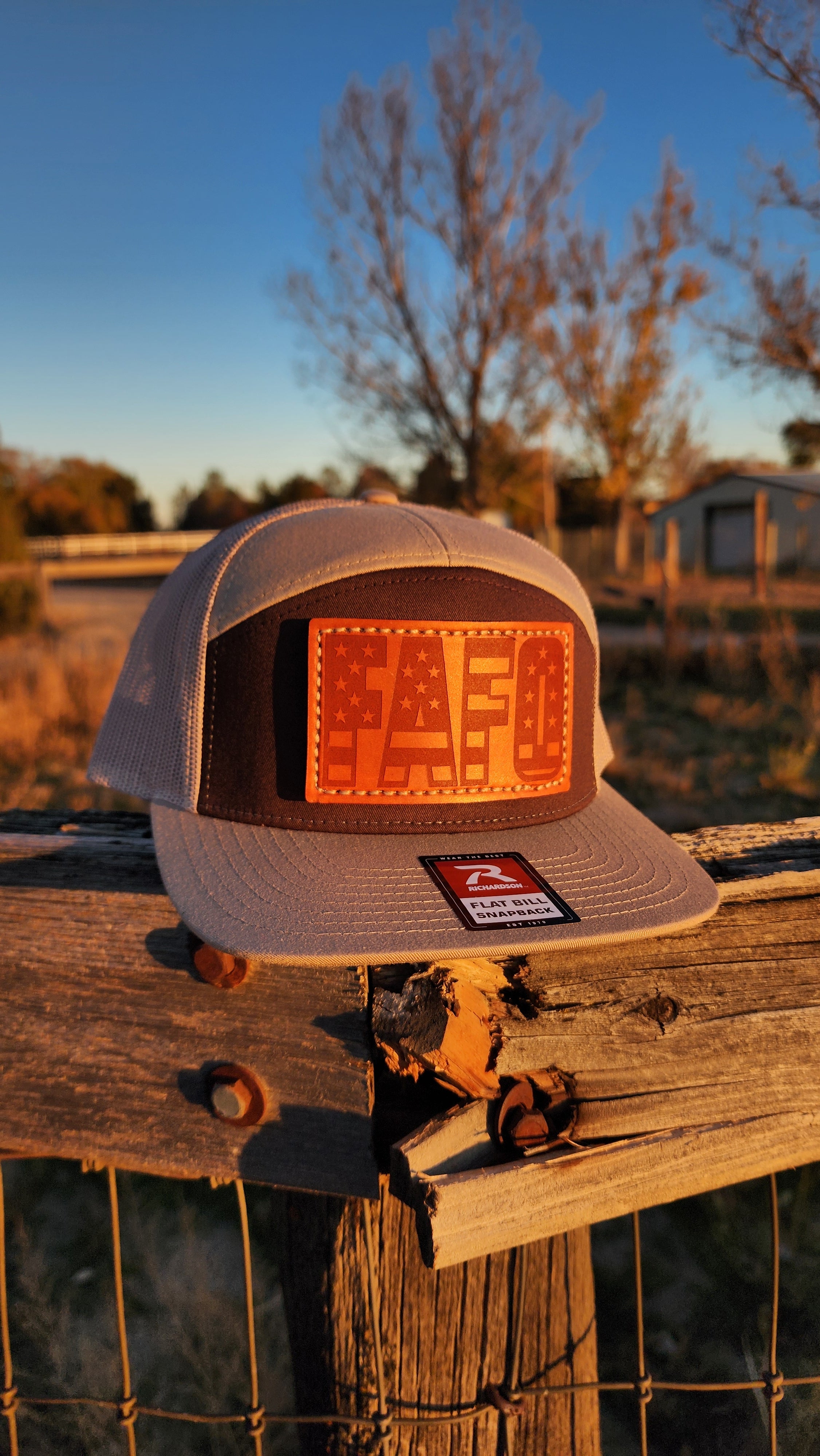FAFO – Leather Patch Hat