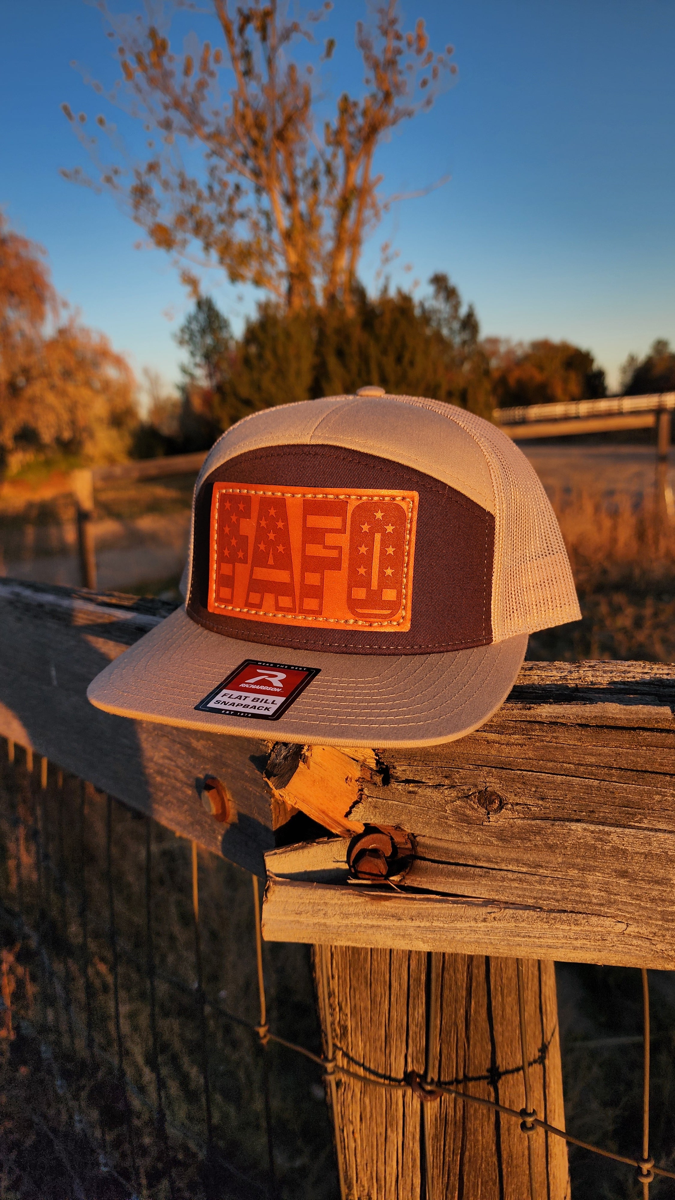 FAFO – Leather Patch Hat