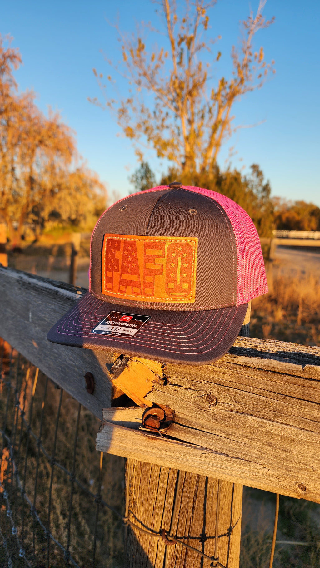 FAFO – Leather Patch Hat