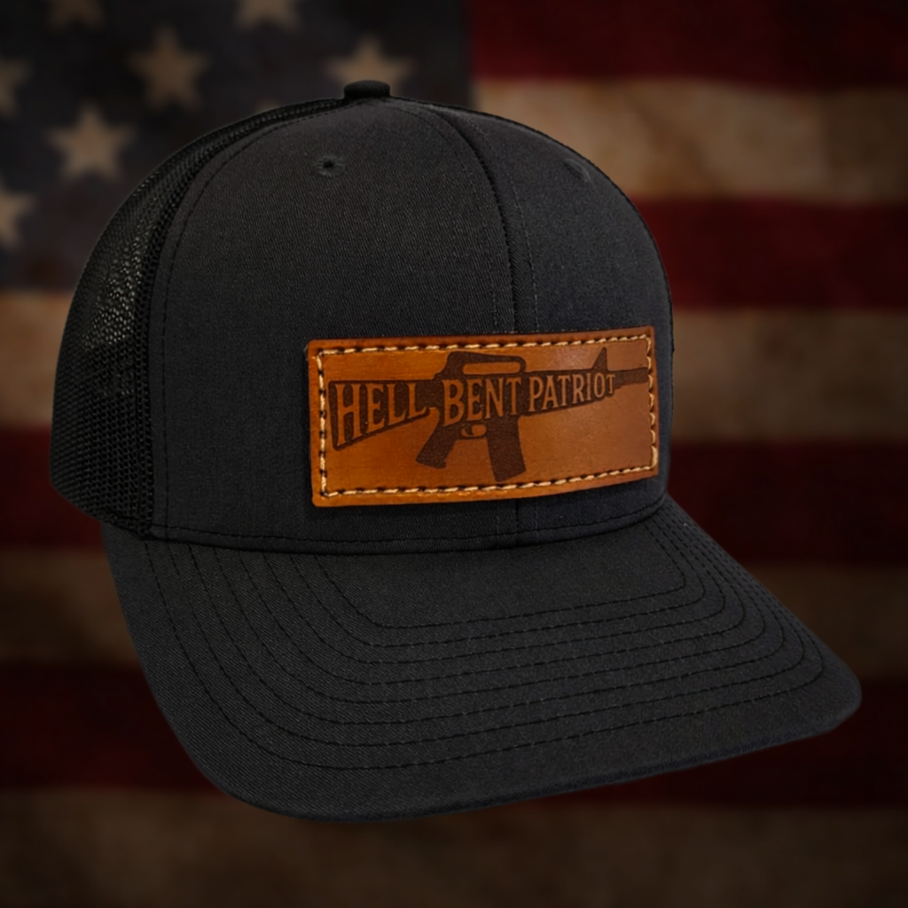 HBP Rifle – Leather Patch Hat