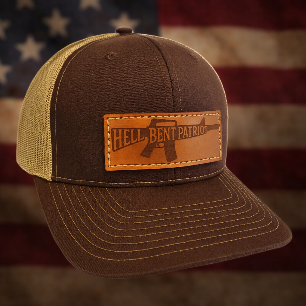 HBP Rifle – Leather Patch Hat
