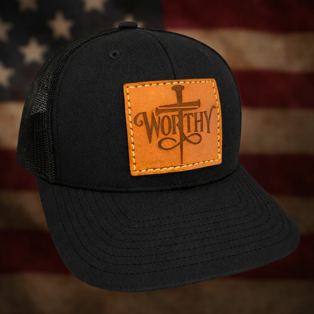 Worthy – Leather Patch Hat