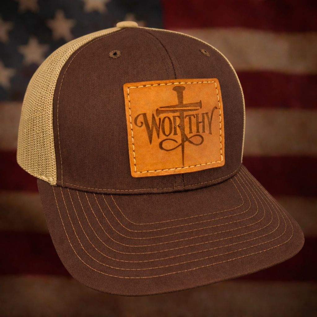 Worthy – Leather Patch Hat
