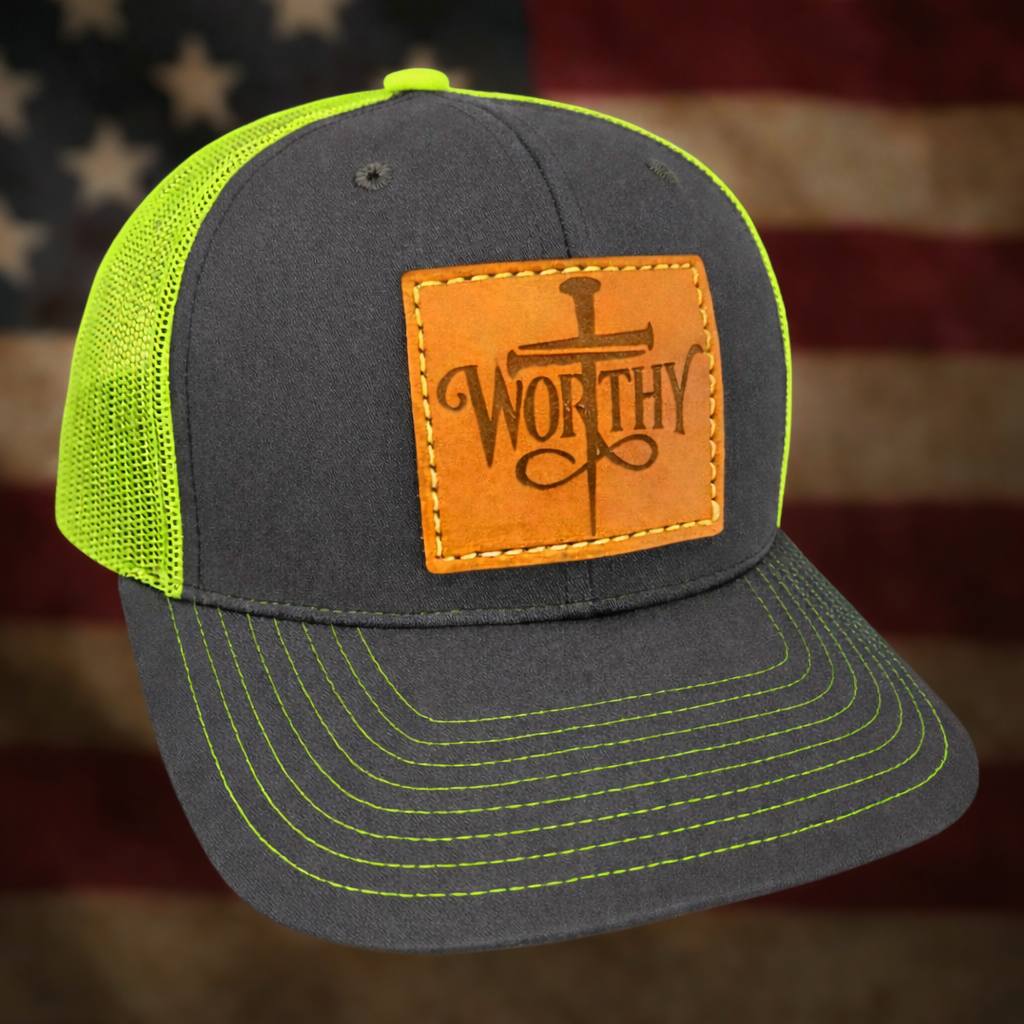 Worthy – Leather Patch Hat